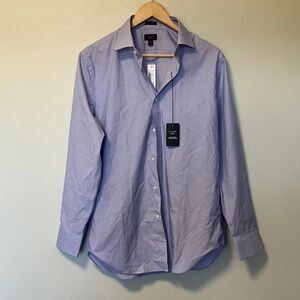 NWT J. Crew Ludlow Slim Men's Light Blue Dress Shirt - Classic Spread Collar